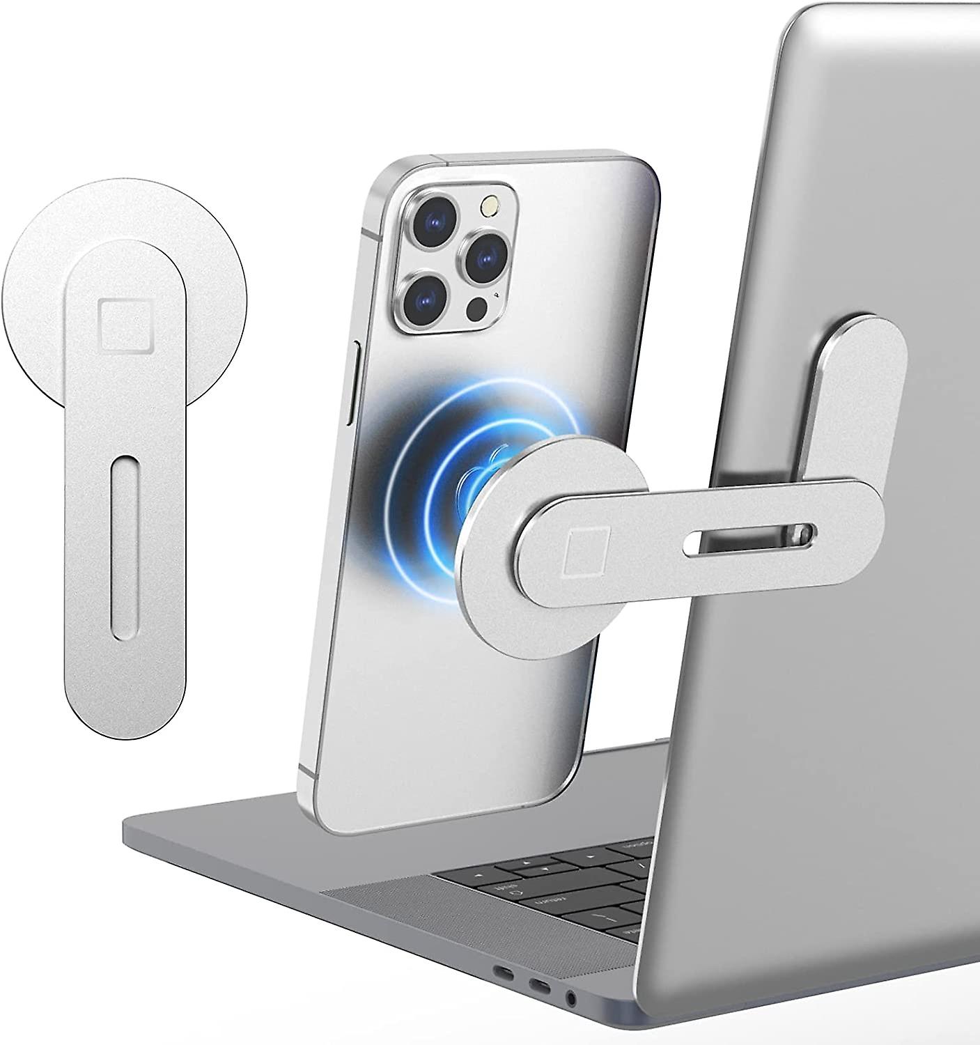 Laptop Phone Holder with Wireless Charging