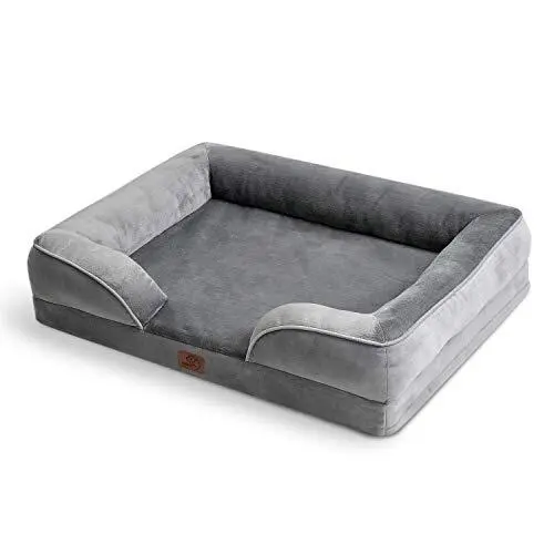 Bedsure Orthopedic Bed for Medium Dogs in Grey